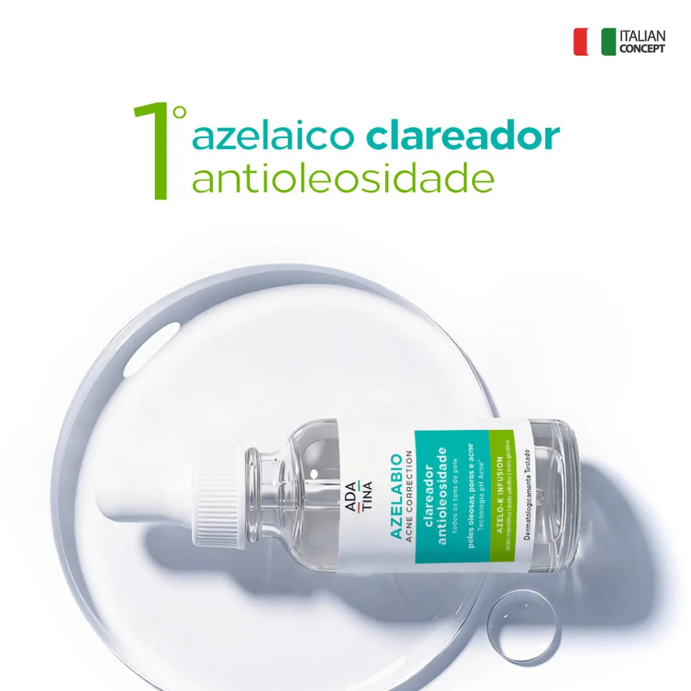 Sérum Clareador Manchas Azelabio Acne Correction Ada Tina