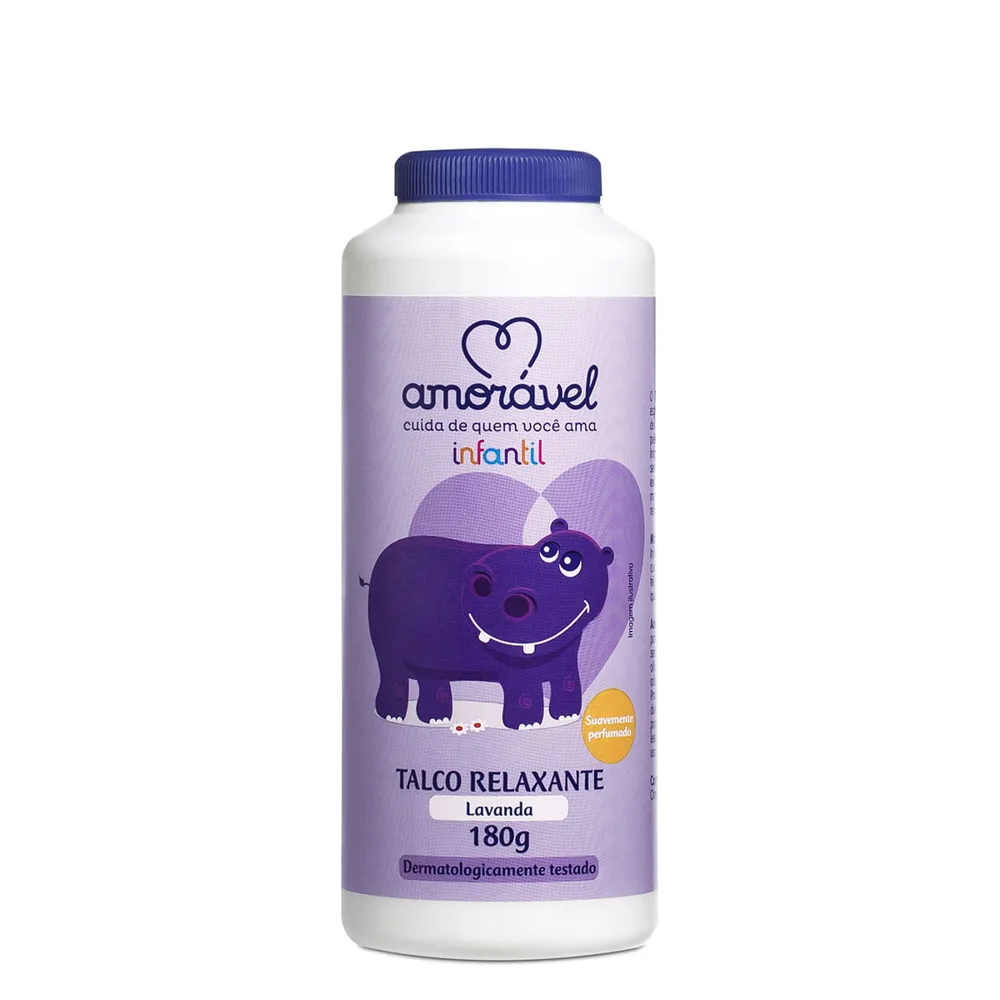Talco Amorável Lavanda Infantil 180g