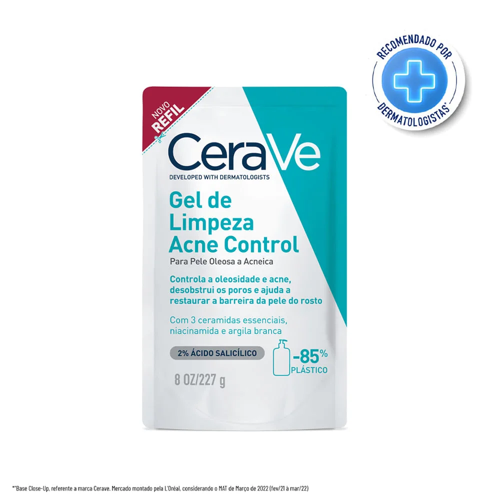 Gel de Limpeza Facial CeraVe Acne Control 227g