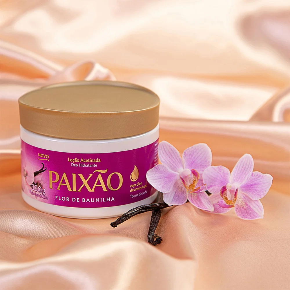 Loção Hidratante Paixão Flor de Baunilha 300g