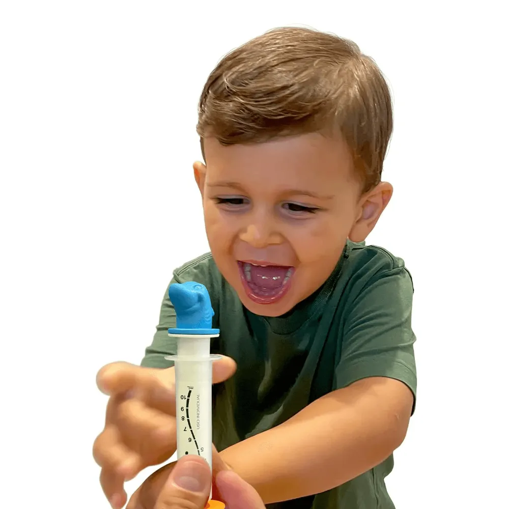 Kit Nosewash Dispositivo de Lavagem Nasal Tubarão 1 Unidade + Seringas 10ml 2 Unidades Pack Promocional