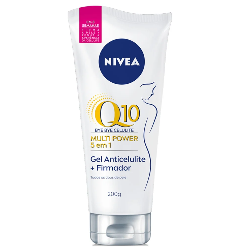 Gel Hidratante Nivea Bye Bye Celulite Firmador Q10 Multi Power 5 em 1 200g
