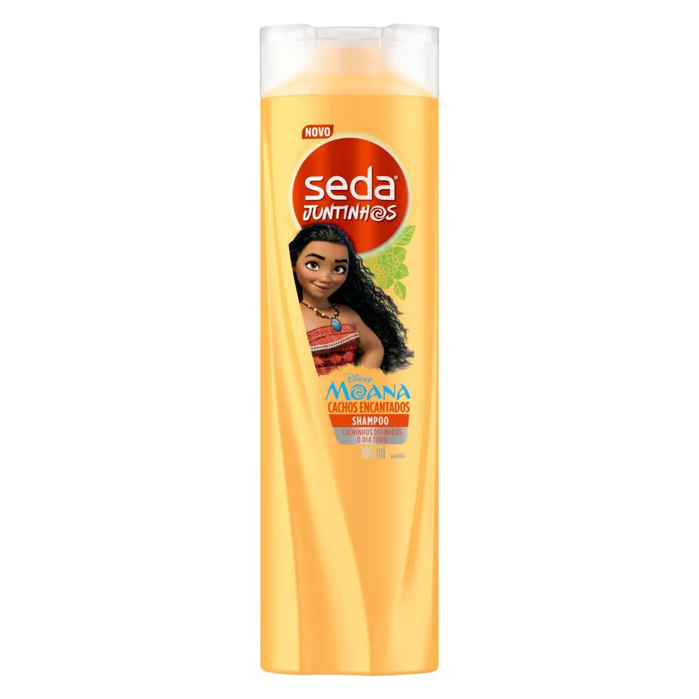 Shampoo Infantil Seda Juntinhos Moana Cachos Encantados +3 anos 300ml