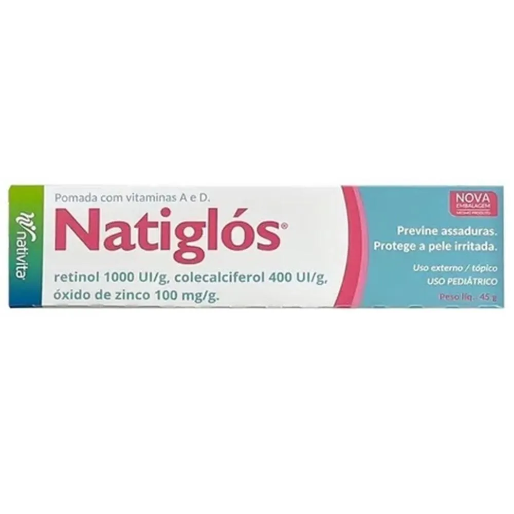 Natiglos Pomada Prevenção e Tratamento de Assaduras 45g Nativita