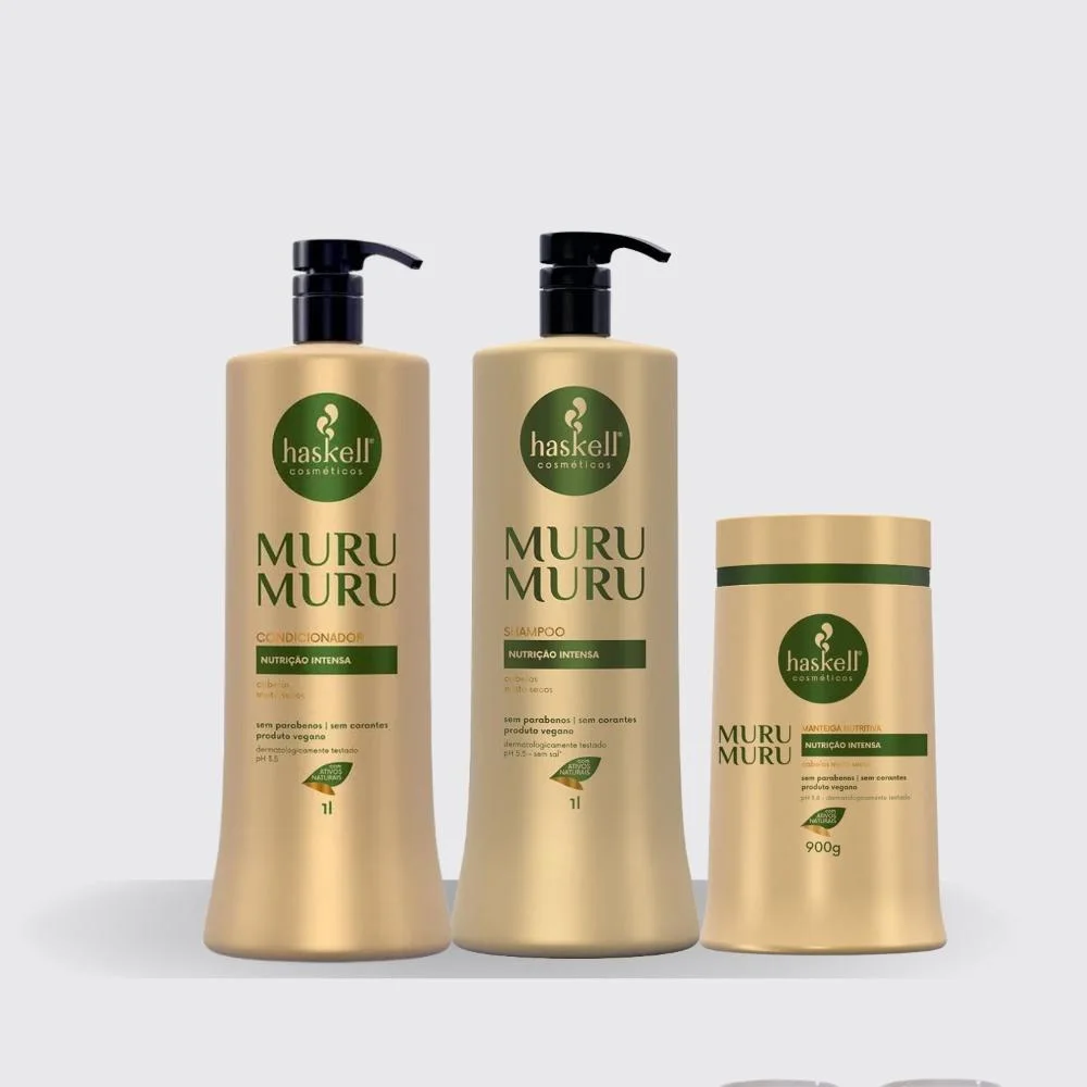 Kit Haskell Muru Muru Duo e Máscara 900ml