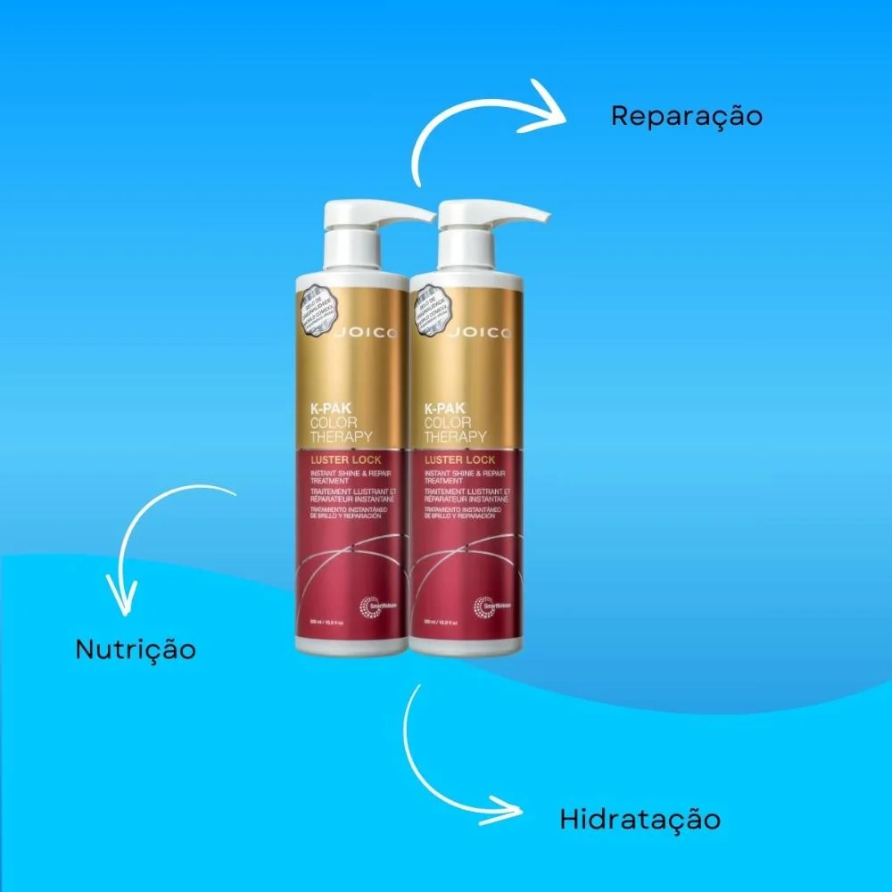 Joico K-PAK Color Therapy - Kit Luster Lock 2 Máscaras - 500ml