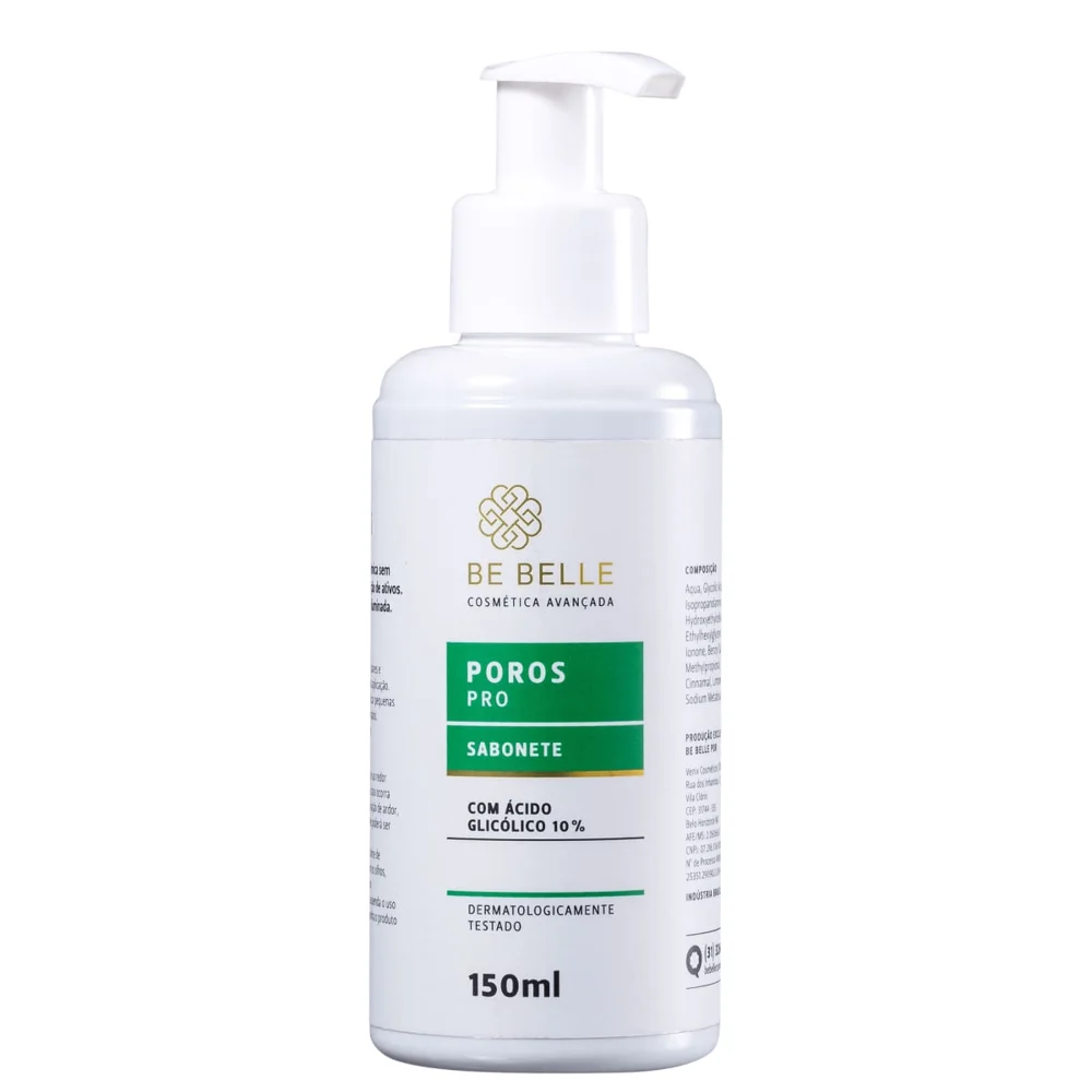 Sabonete Ácido Glicólico Poros Be Belle 10% 150ml