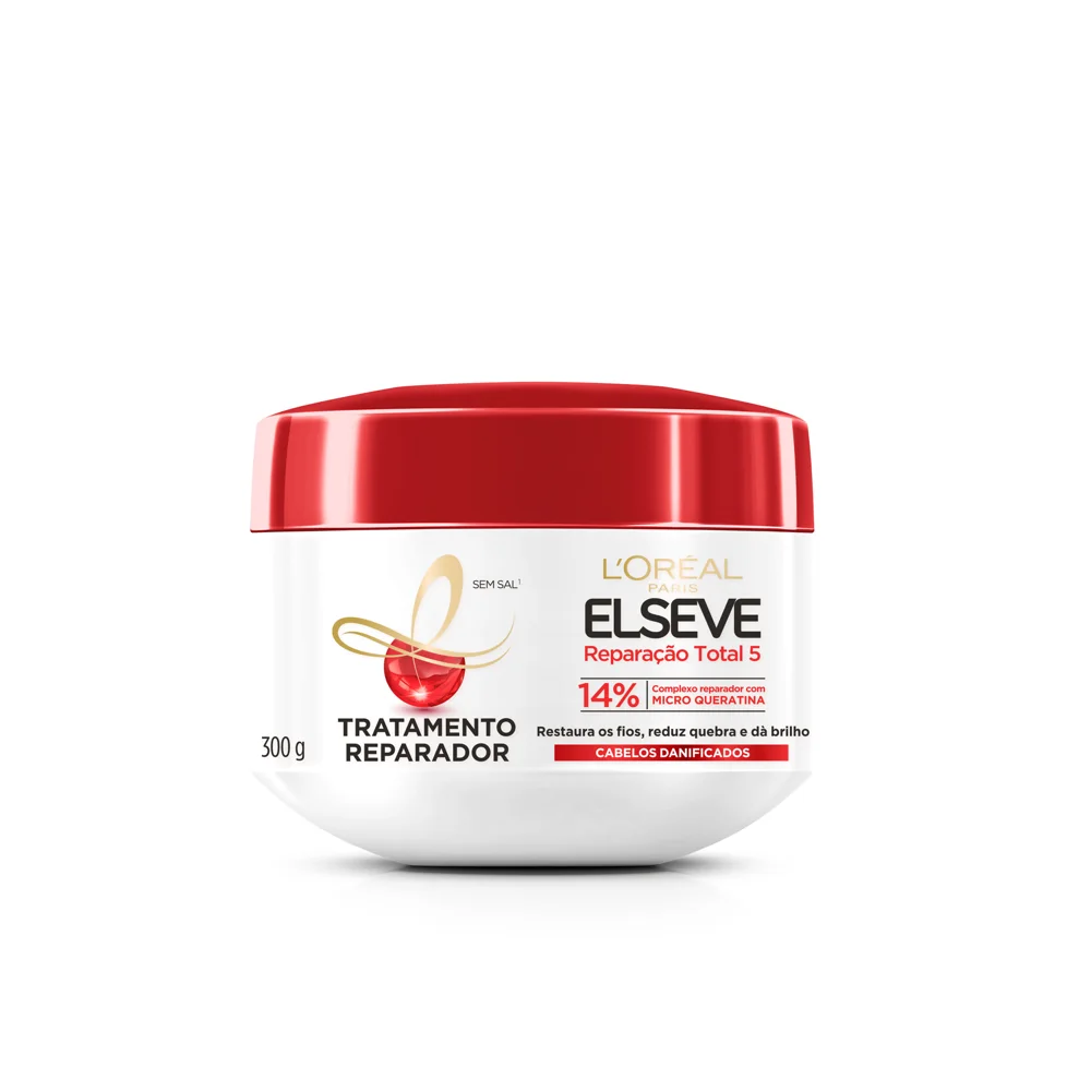 Creme de Tratamento Capilar Elseve Reparação Total 5 Reparador 300g