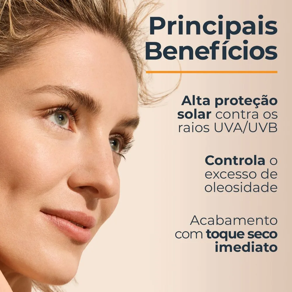 Protetor Solar Facial Eucerin Sun Oil Control FPS60 Toque Seco Gel Creme 52g