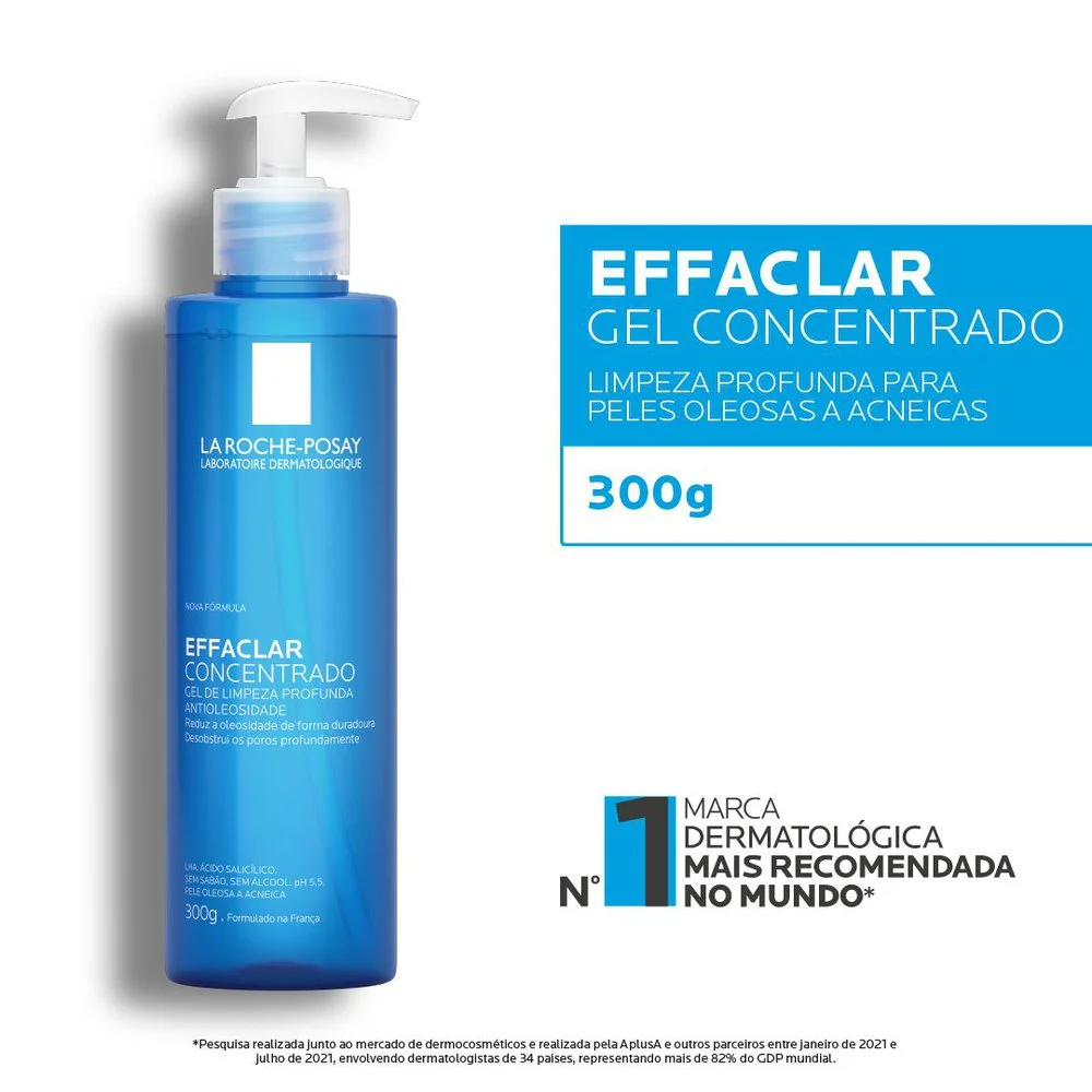 Effaclar Concentrado Gel de Limpeza Facial La Roche-Posay 300g