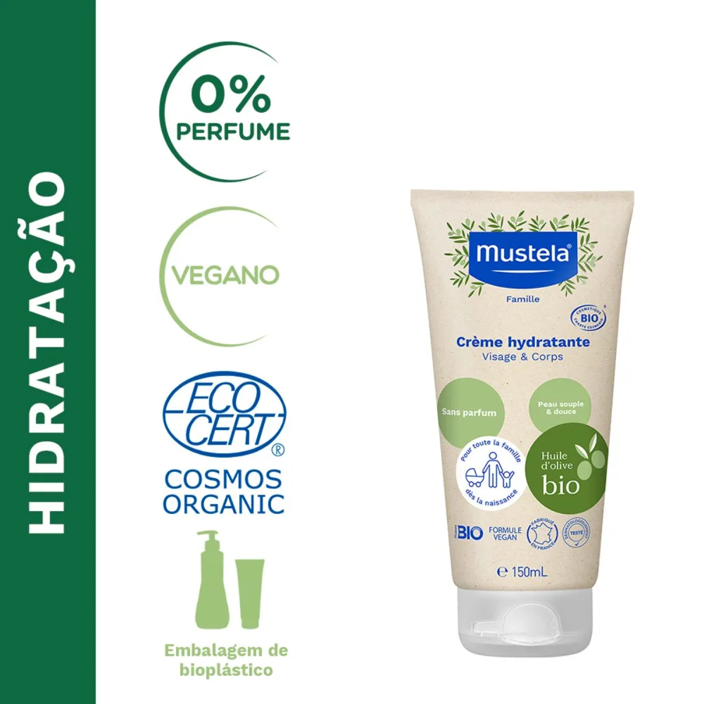 Loção Hidratante Mustela Bio Bebê Sem Perfume 150ml