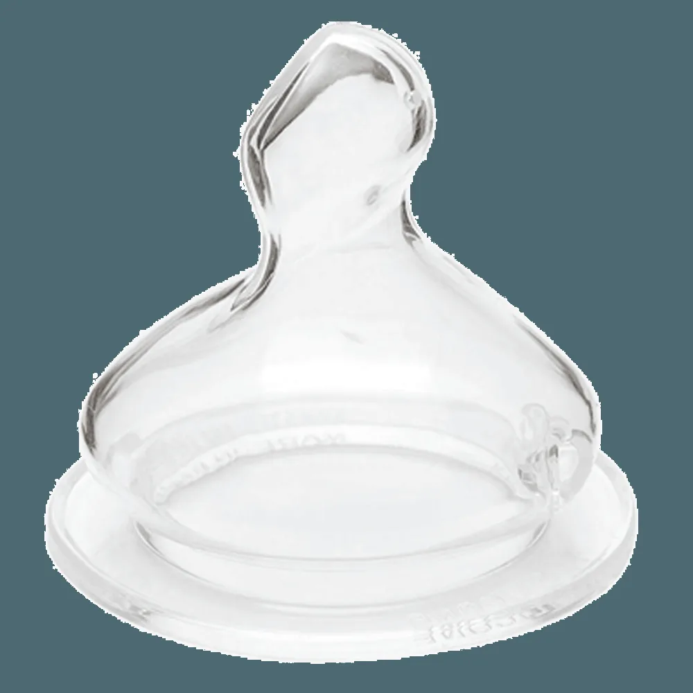 Bico para Mamadeira Kuka Big Ortodôntico para Líquidos Pastosos +6 meses Silicone Tamanho 2 1 Unidade
