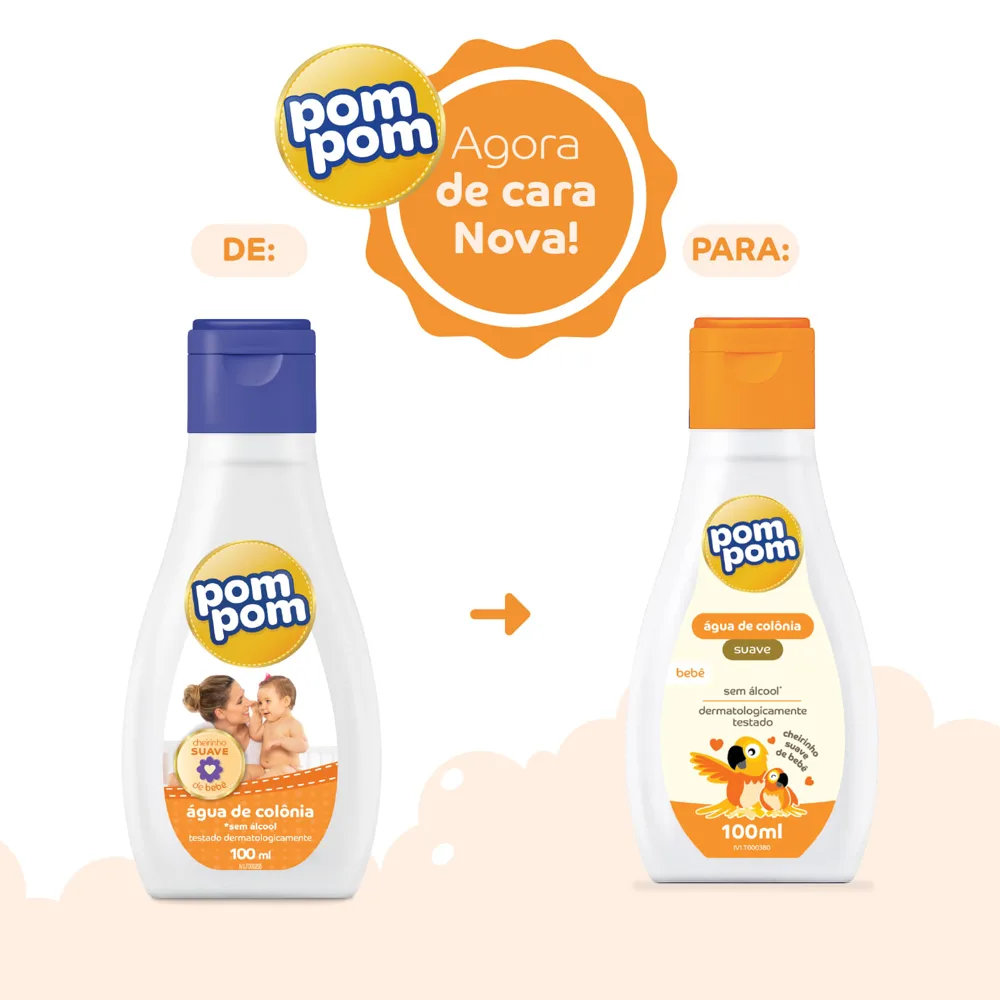 Água de Colônia Pom Pom 100ml