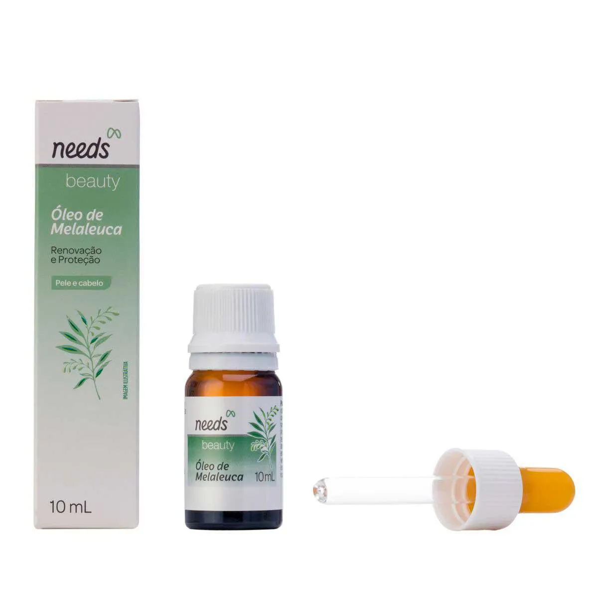 Óleo de Melaleuca Tea Tree Needs Beauty Pele e Cabelo 10ml