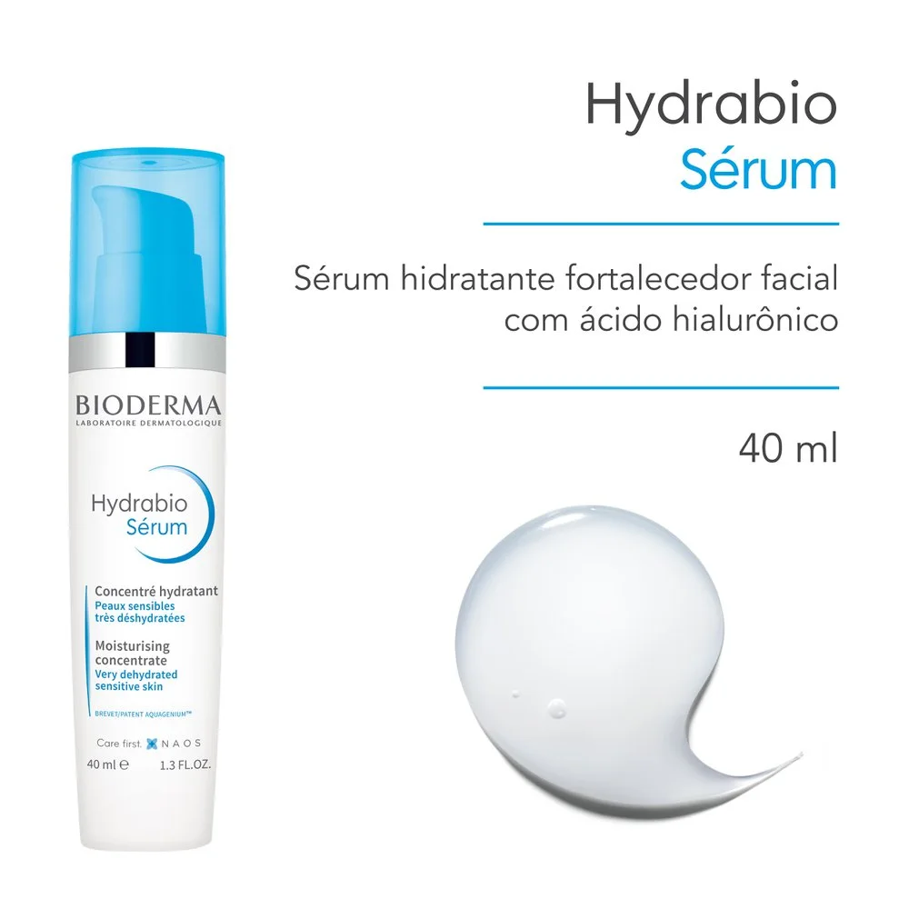 Bioderma Hydrabio Sérum Facial Hidratante e Fortalecedor 40ml