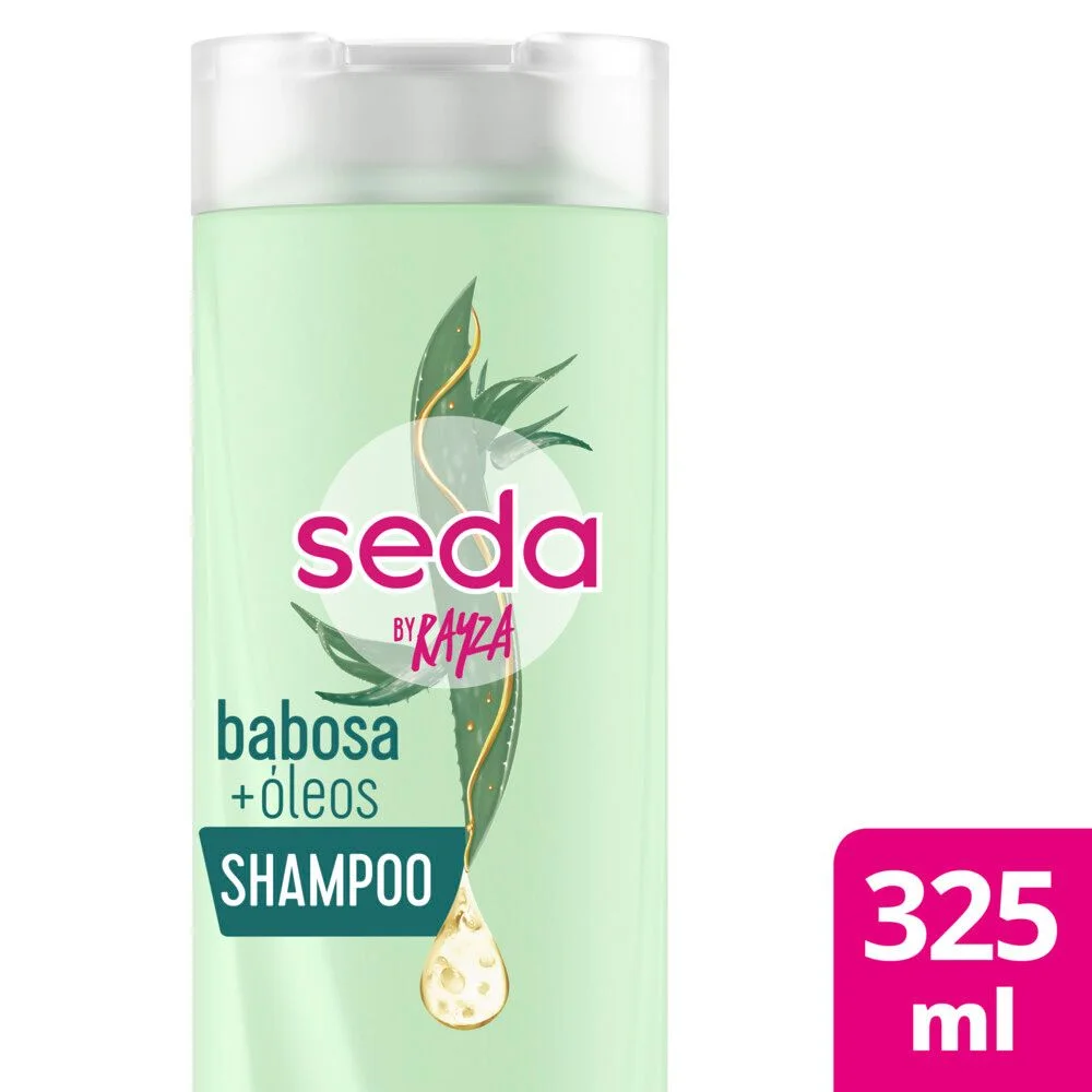 Shampoo Seda By Rayza Babosa + Óleos Vegetais 325ml