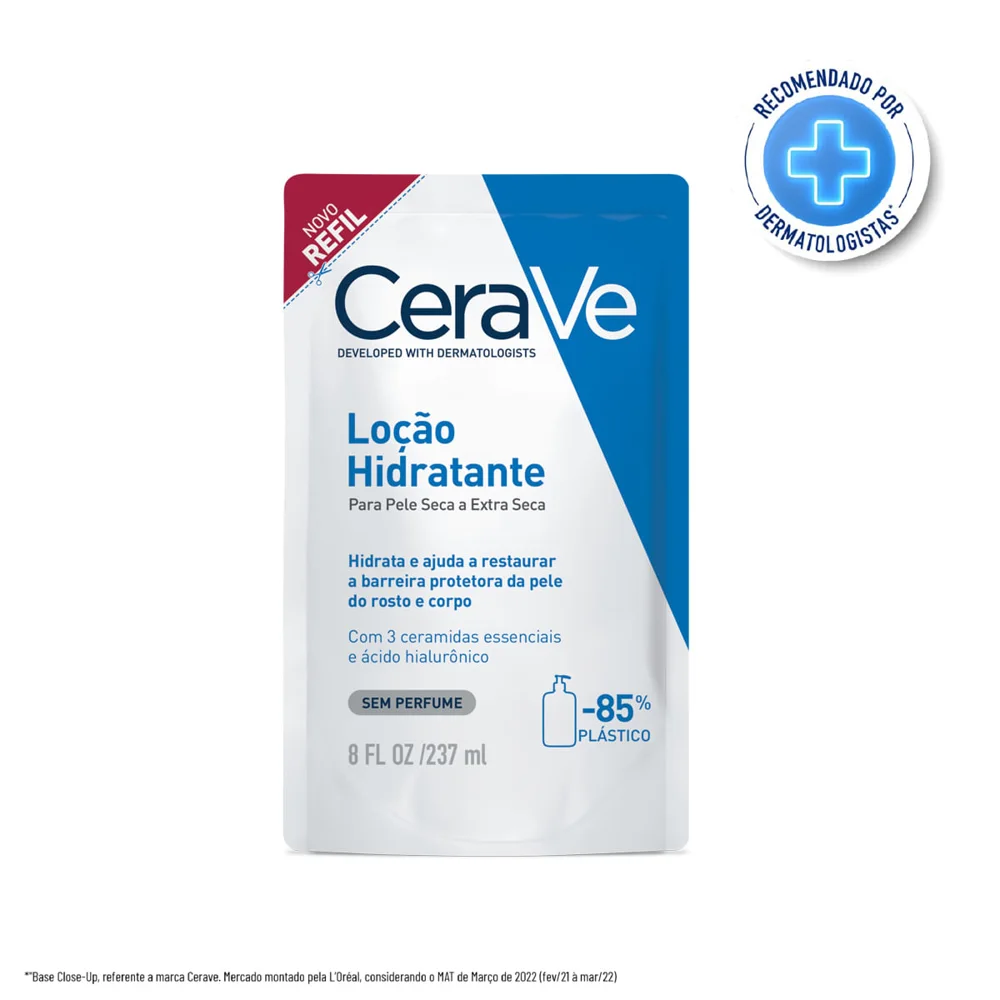 Loção Corporal CeraVe Hidratante com Ceramidas e Ácido Hialurônico 237ml