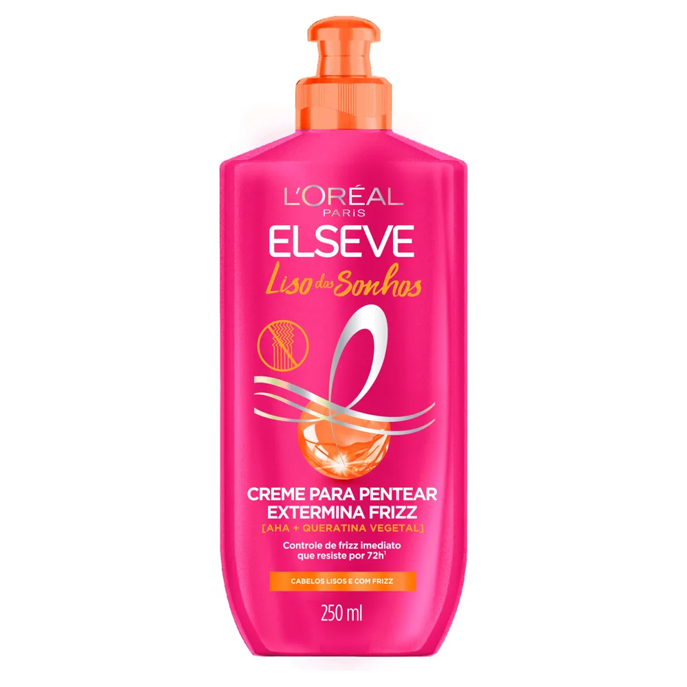 Creme de Pentear Elseve Liso dos Sonhos Extermina Frizz 250ml
