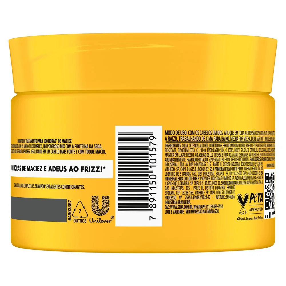 Máscara Capilar Seda Toque de Seda 300g