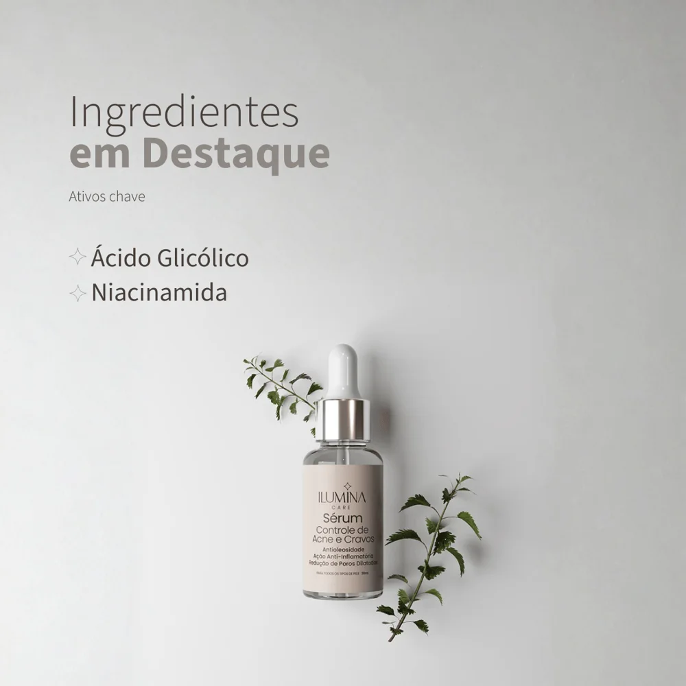 Kit 2  Sérum Antiacne Pele Oleosa