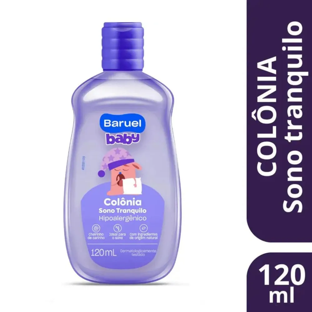 Colônia Infantil Baruel Baby Sono Tranquilo 120ml