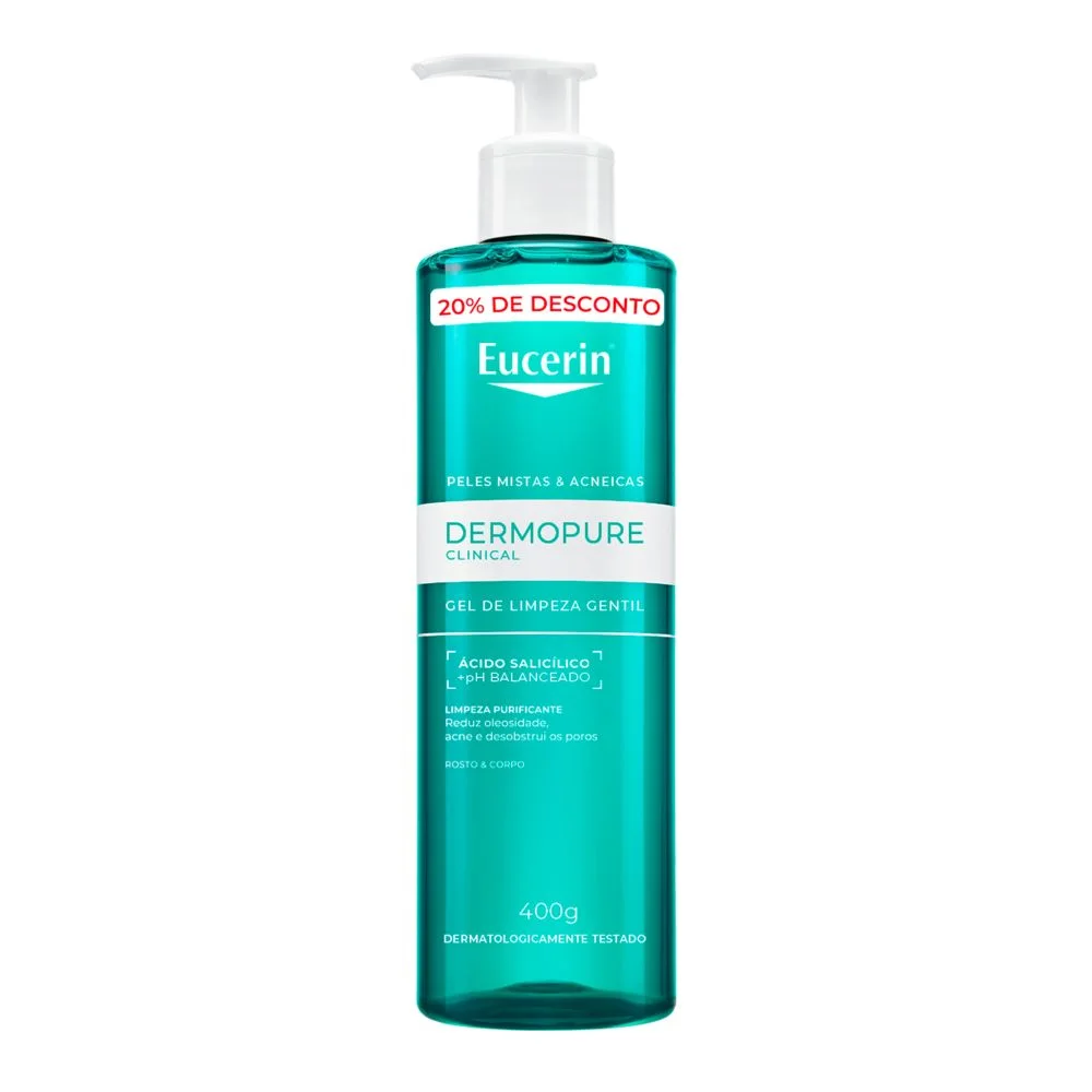Gel De Limpeza Facial Eucerin Dermopure Gentil 400g