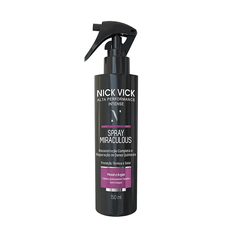Kit Nick Vick Reestruturador - Shampoo - Condicionador - Spray