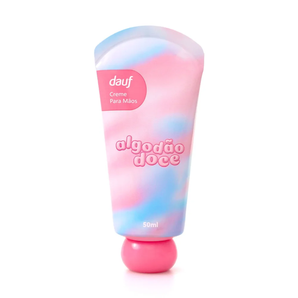 Hidratante Para Mãos Dauf Algodão Doce Bisnaga 50ml