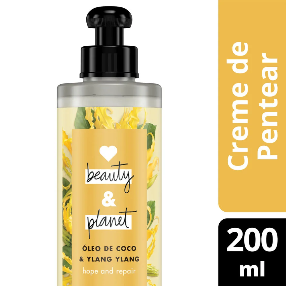 Creme de Pentear Love Beauty & Planet Reparação Intensa Vegano 200ml