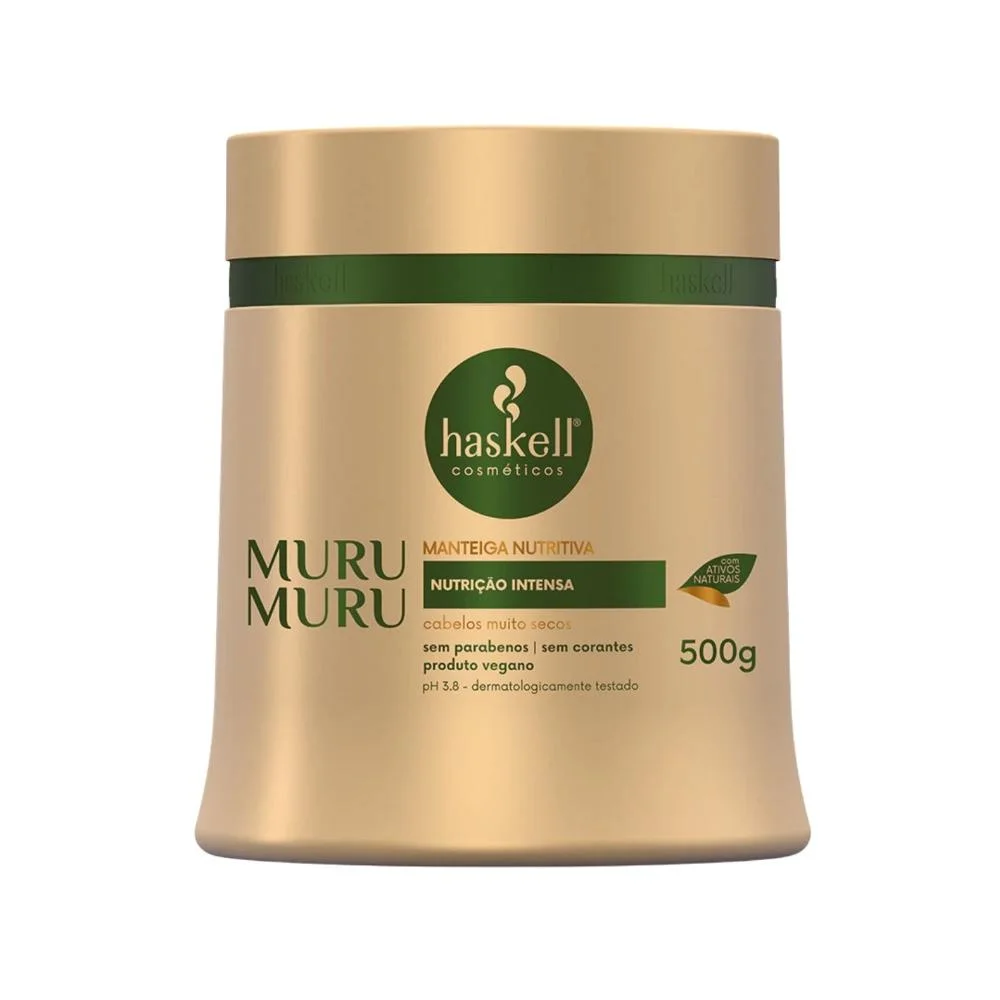 Haskell - Muru Muru Manteiga Nutritiva - Máscara Capilar - 500g
