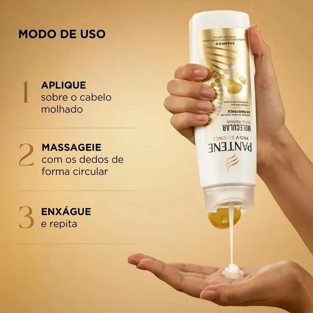 Pantene - Pro-V Molecular Bond Repair - Shampoo - 175ml
