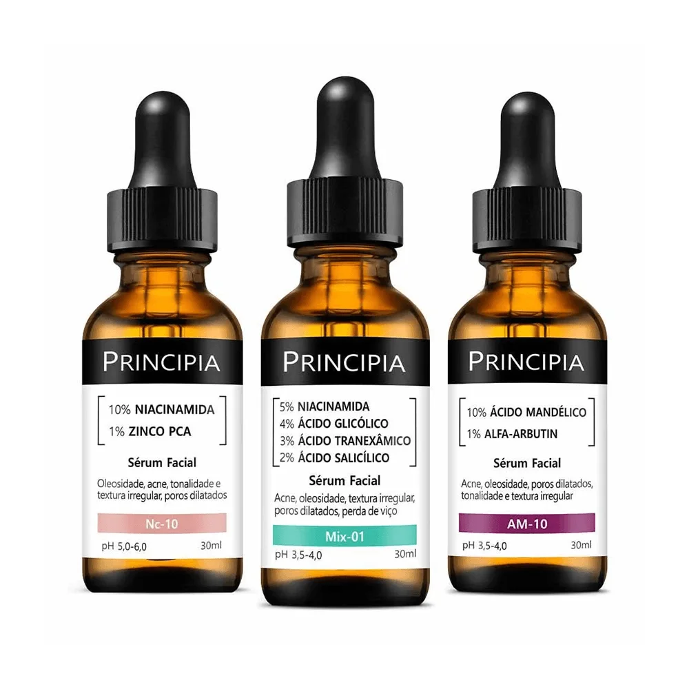 Kit Serúns Principia - Trio Antiacne Nc-10 + Mix-01 + Am-10