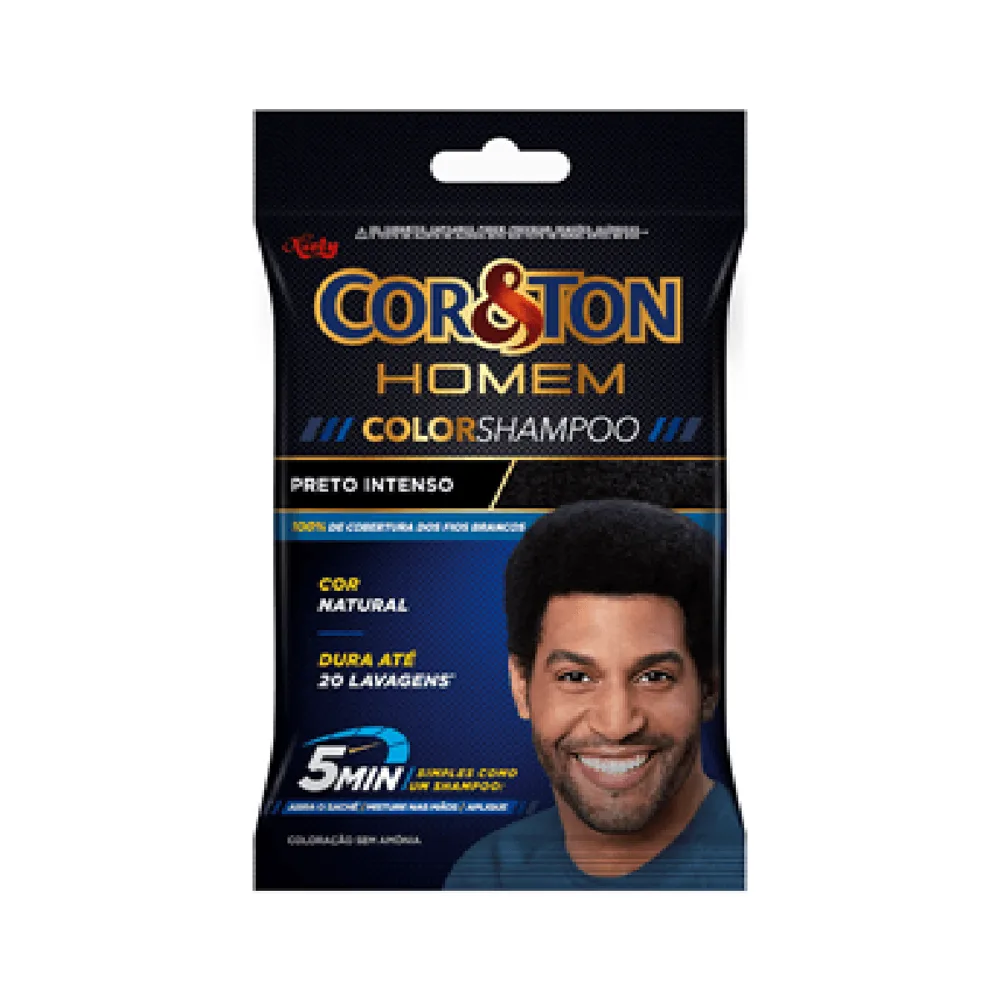 Tinta Cor&Ton Niely Homem Preto 1.0