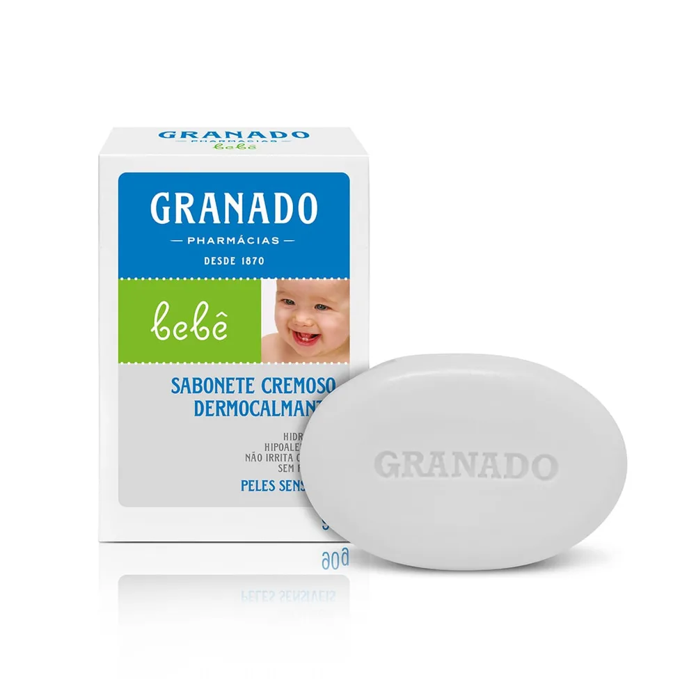 Sabonete em Barra Infantil Granado Bebê Pele Sensível Dermocalmante 90g