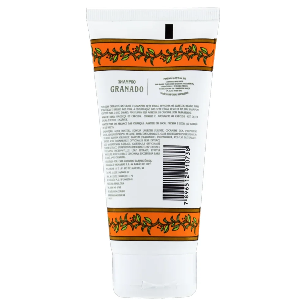 Shampoo Granado Terrapeutics Sete Ervas 180ml