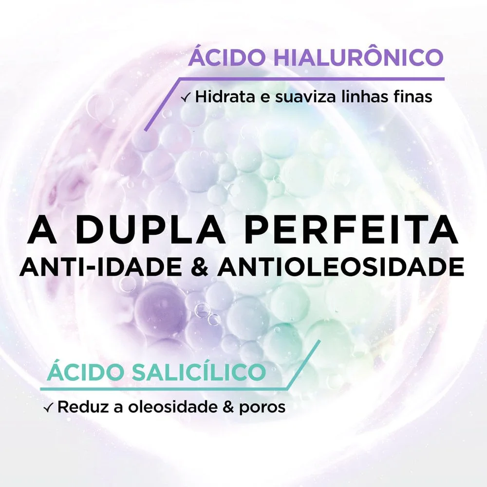 Gel de Limpeza Facial L'Oréal Paris Revitalift Hialurônico Antioleosidade com Ácido Salicílico 150g