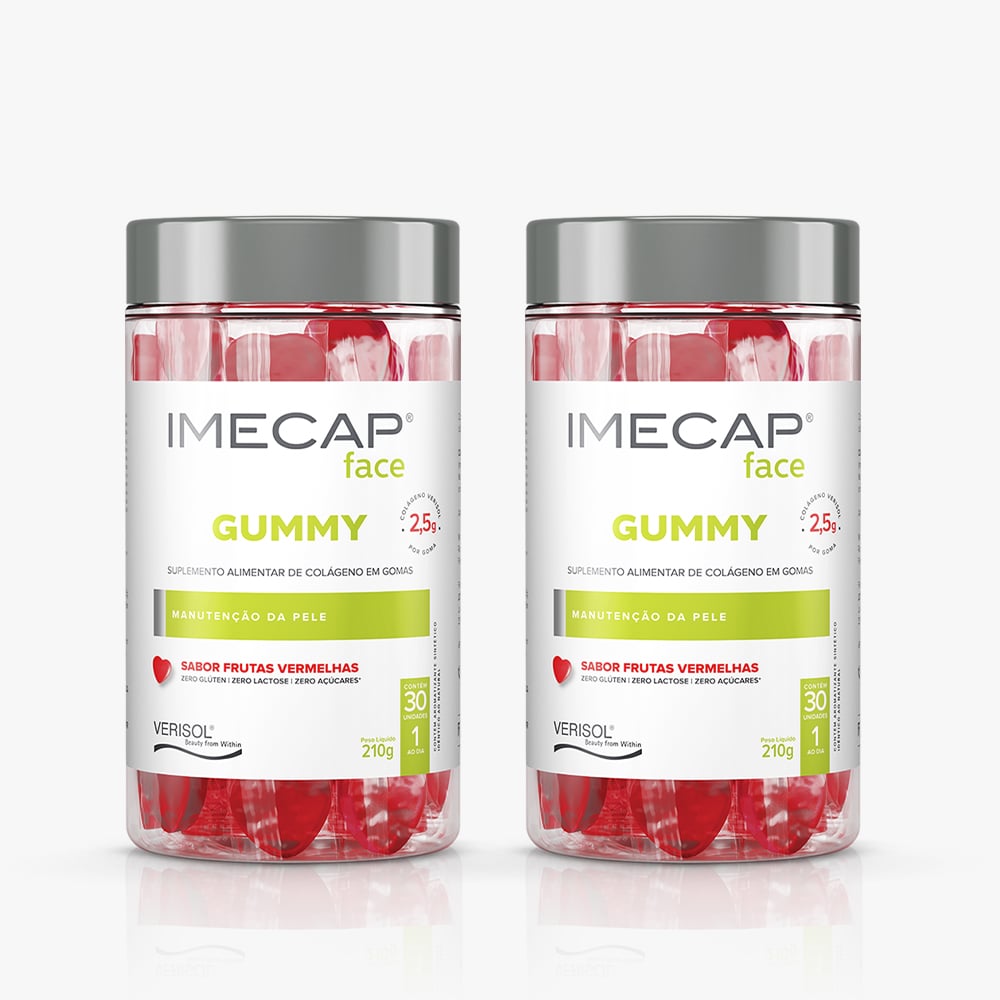 Kit Imecap Face Gummy de Colágeno 2 Unidades