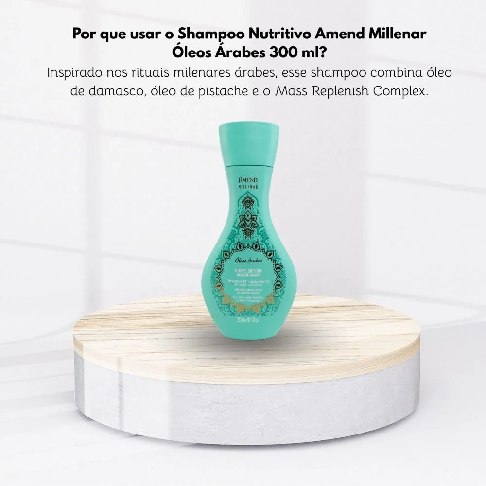Amend - Shampoo Nutritivo Millenar Óleos Árabes 300ml