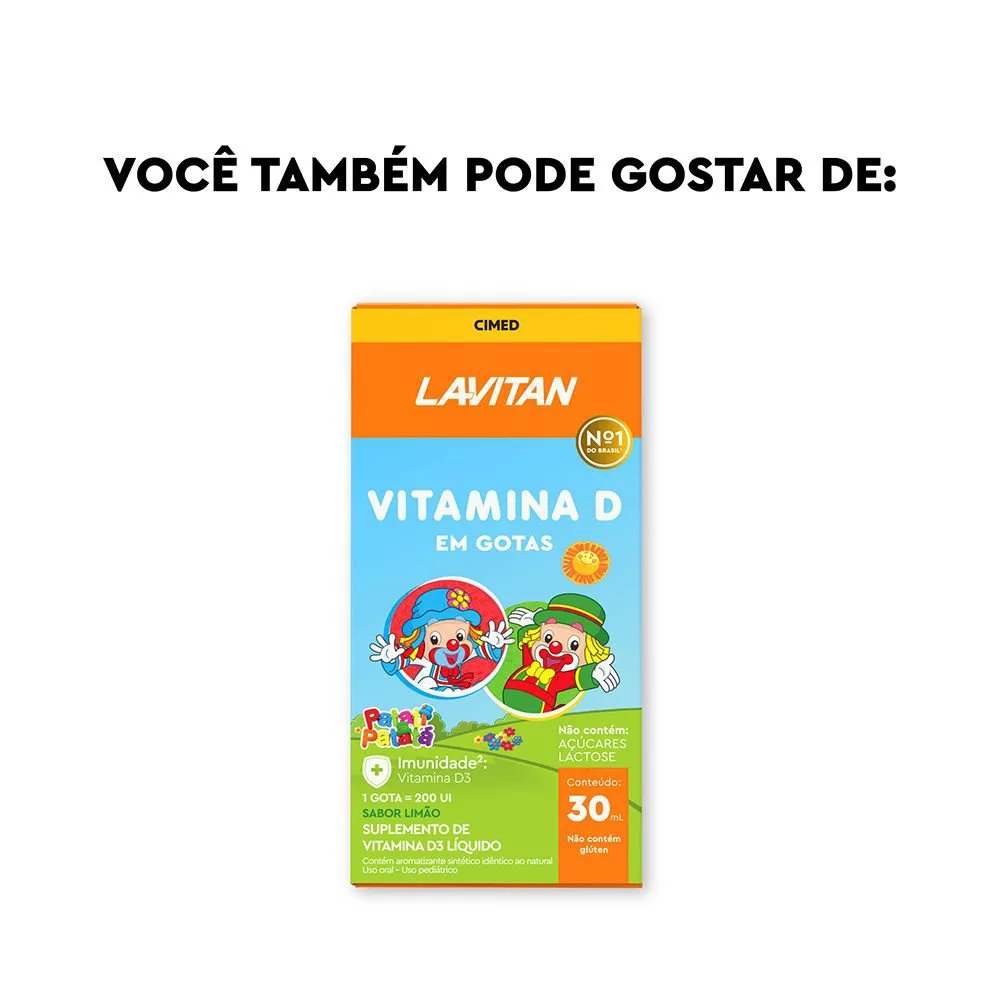 Vitamina Infantil Lavitan Solução Oral Tutti-Frutti Patati Patatá 240ML