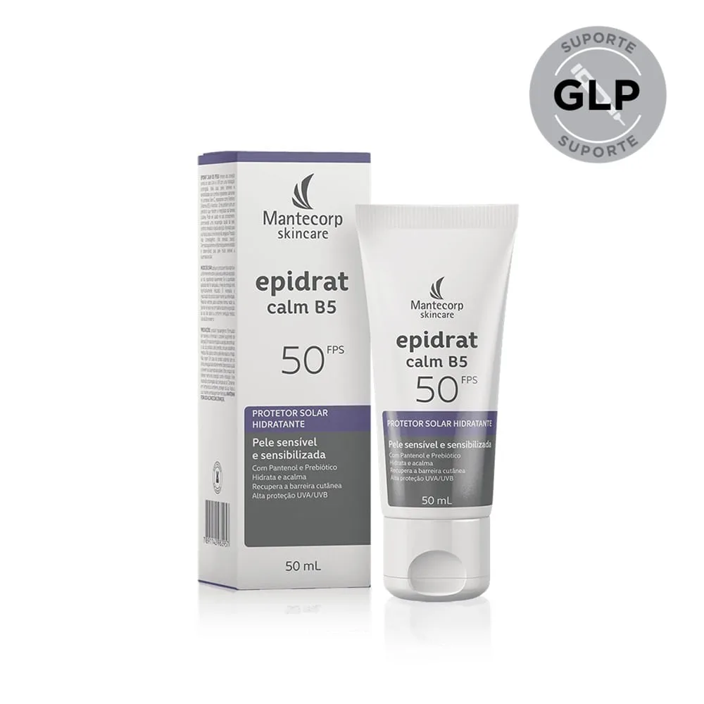 Protetor Solar Facial Epidrat Calm B5 FPS50 Hidratante 50ml