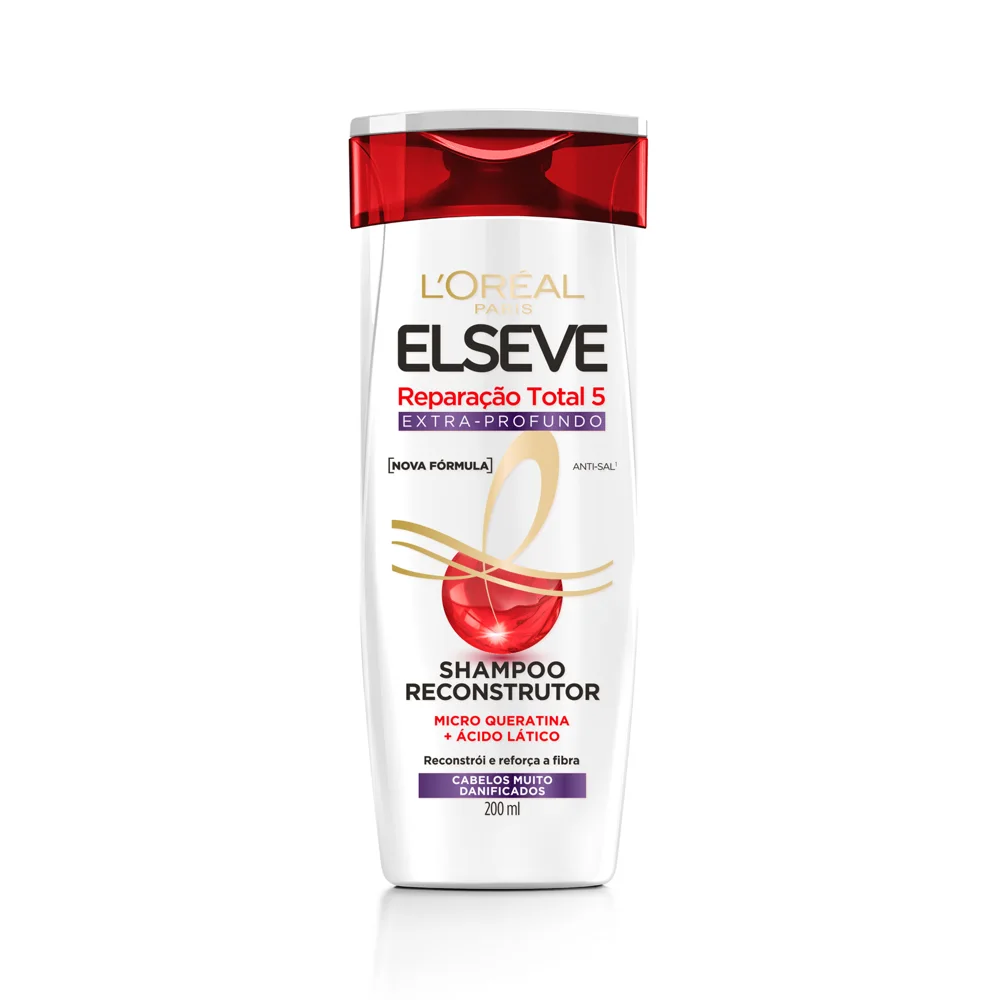 Shampoo Elseve Reparação Total 5 Extra Profundo Reconstrutor 200ml