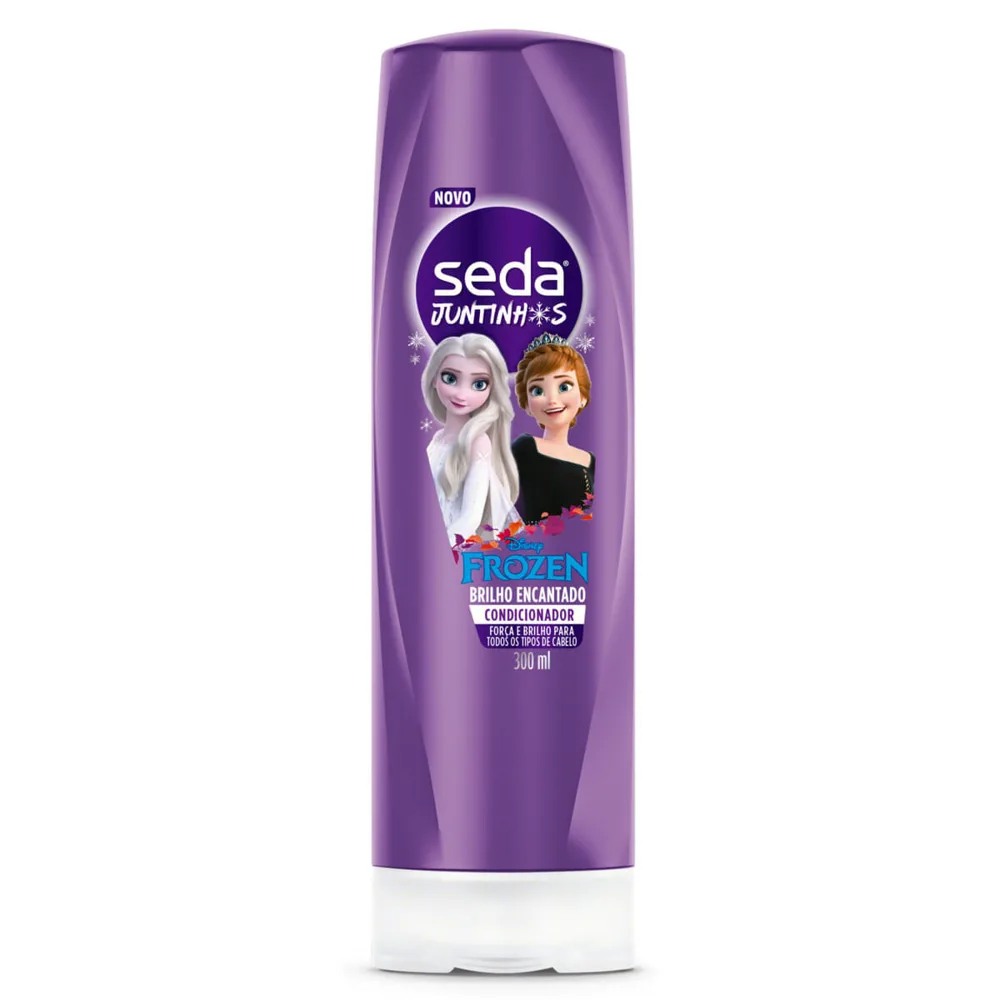 Condicionador Infantil Seda Juntinhos Frozen Brilho Encantado 300ml