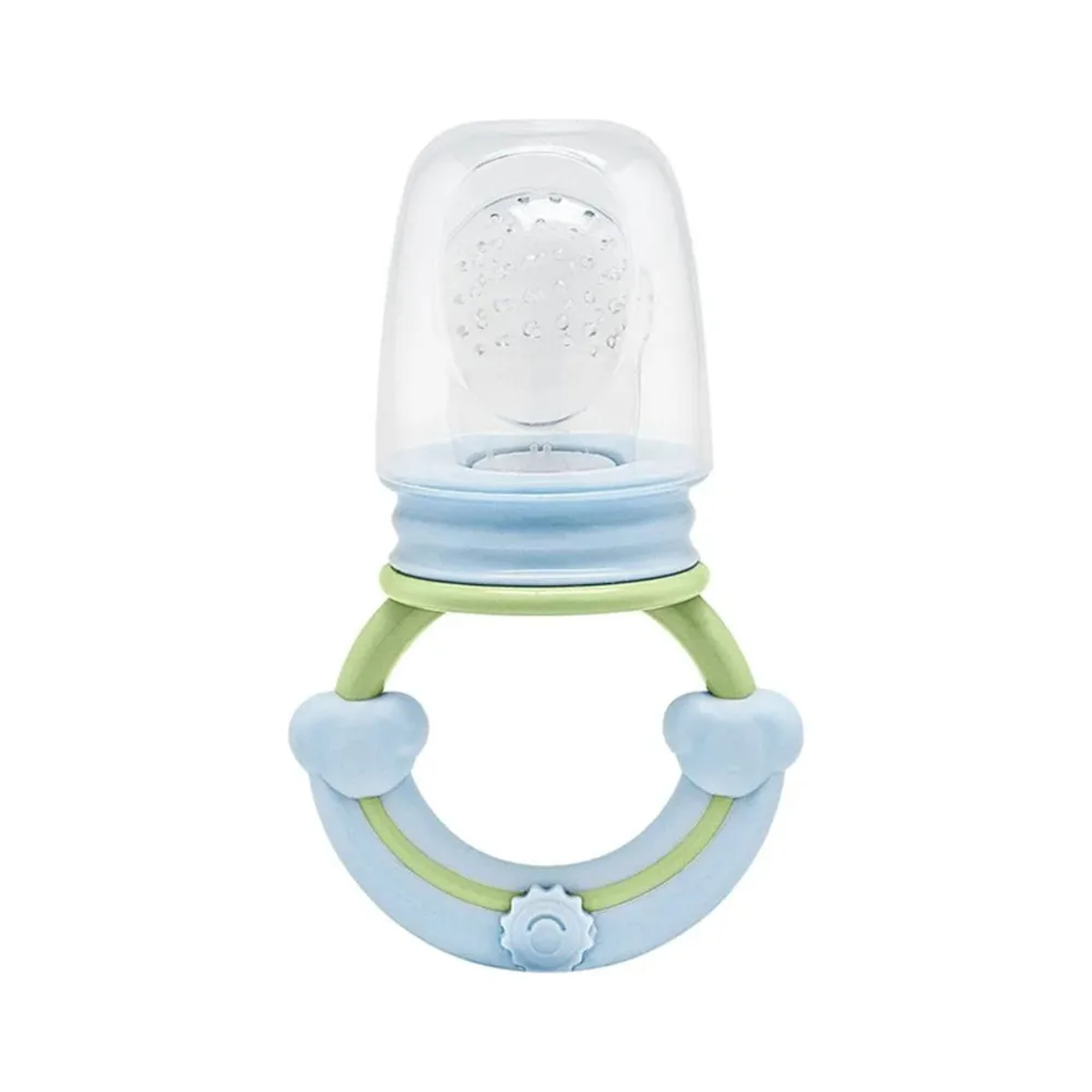 Alimentador Lolly Kinddy Freezyng Pouch Sem BPA Azul 1 Unidade