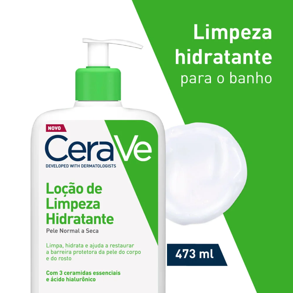 Loção de Limpeza CeraVe Hidratante 473ml