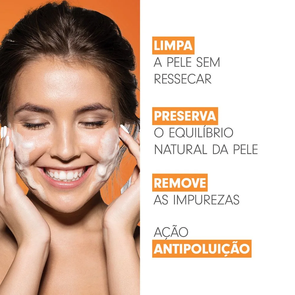Sabonete Líquido Facial Mantecorp Skincare Ivy C Vitamina C Nanoencapsulada 200ml
