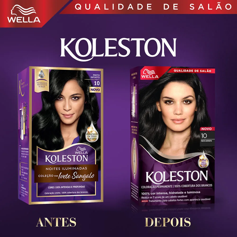 Tinta Koleston Preto Infinito 10 Noites Iluminadas