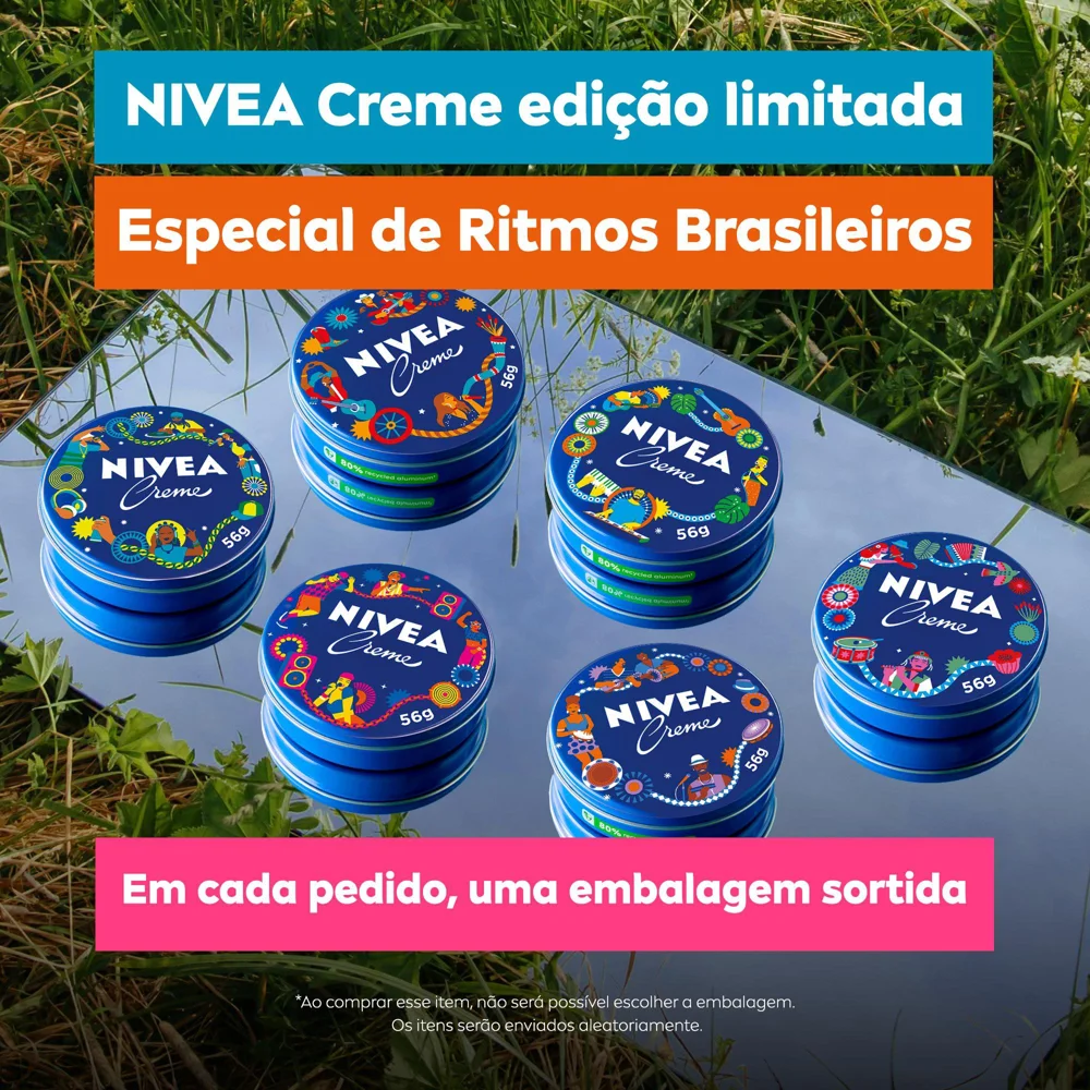 Hidratante Nivea Ritmos Brasileiros Edição Limitada Creme 56g