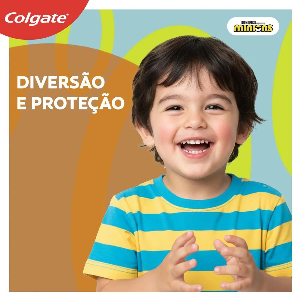 Creme Dental Infantil Colgate Smiles Minions Sabor Bubble Fruit 100g