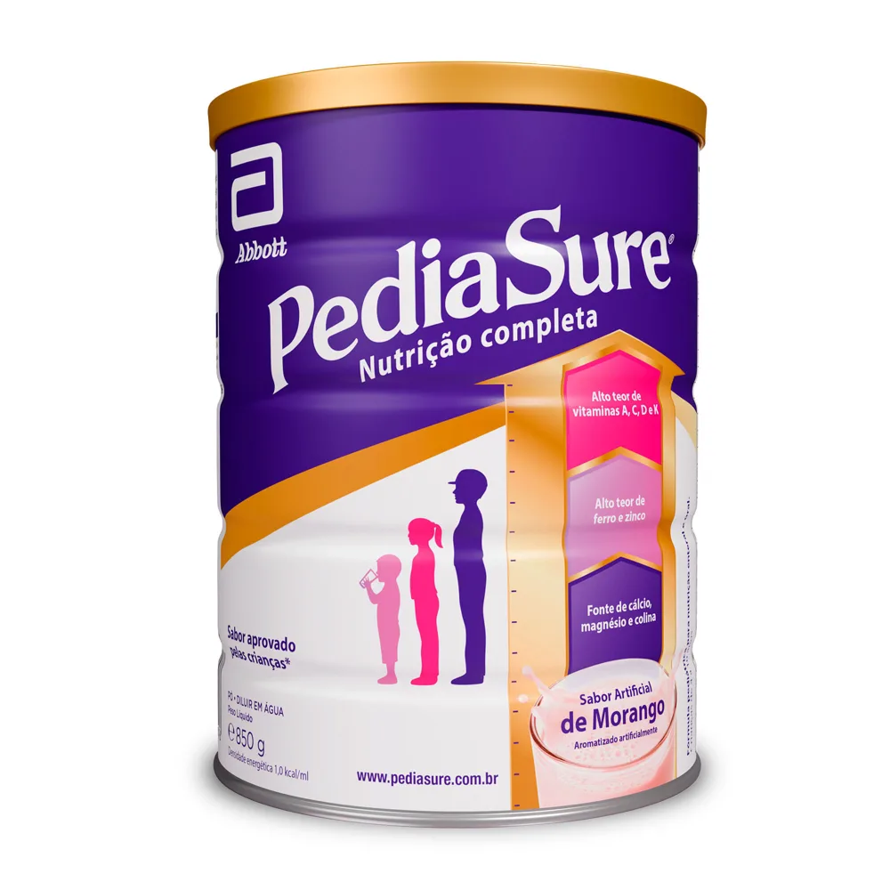 Suplemento Alimentar Infantil PediaSure Complete Sabor Chocolate +4 anos 850g