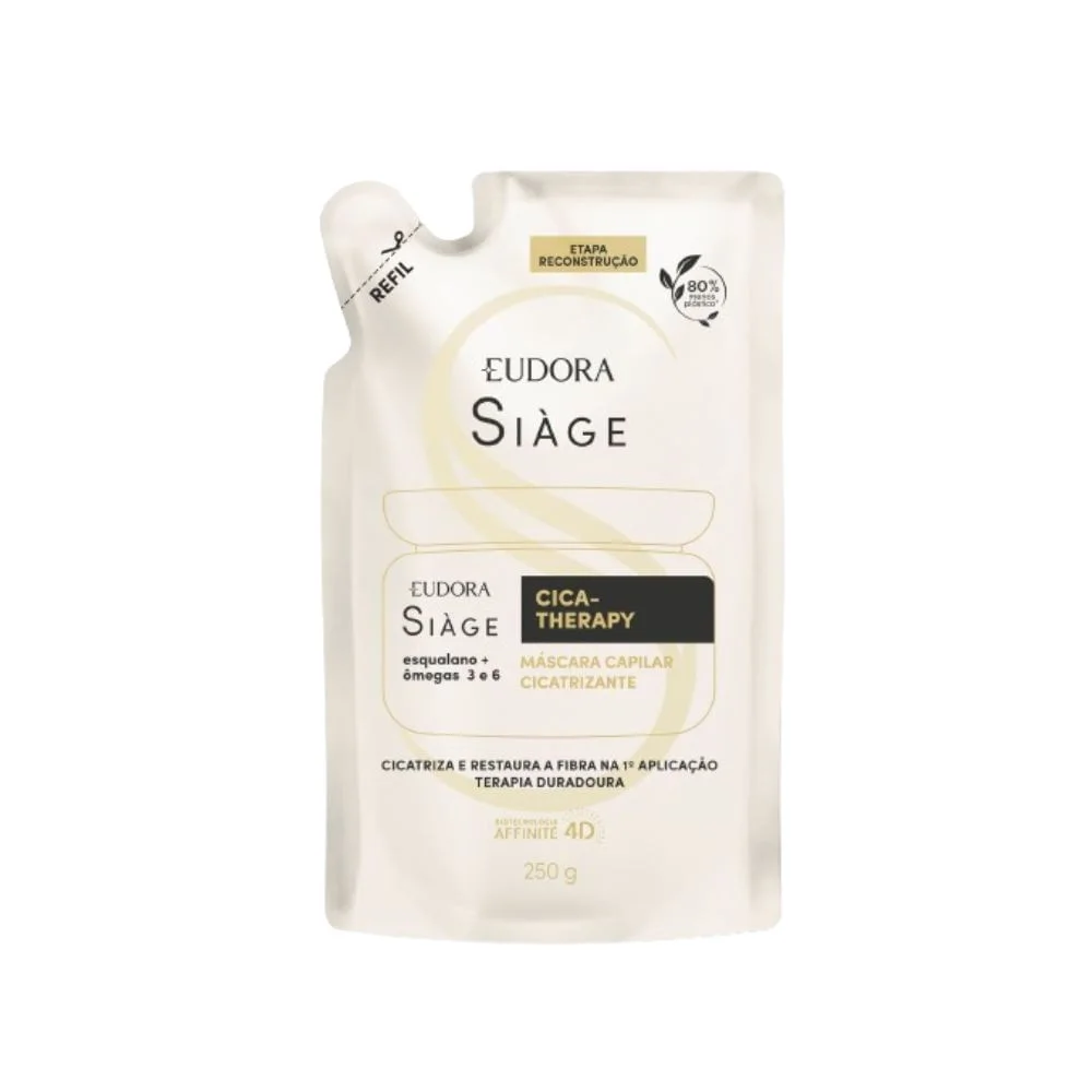 Máscara Capilar Eudora Siàge Cica-Therapy Cicatrizante Refil 250g